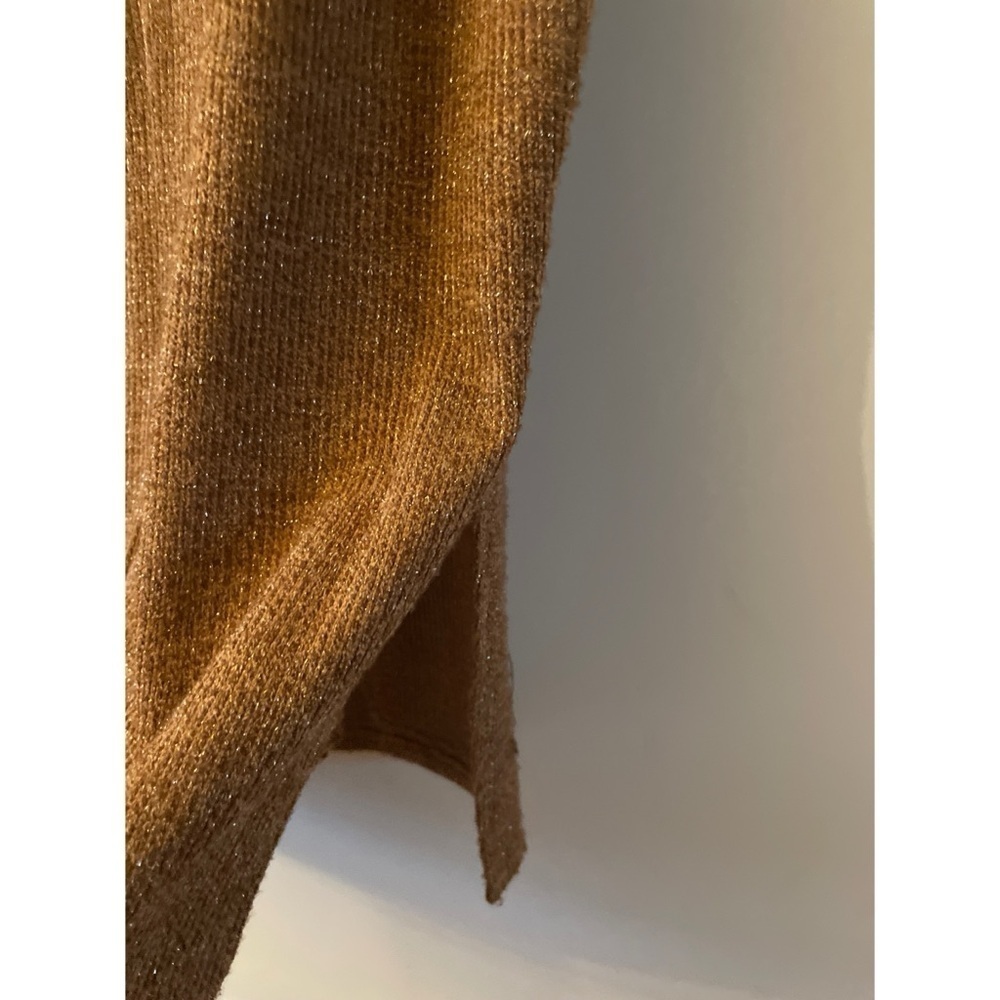 INC Brown Gold Knit Dress - Picture 6 of 8